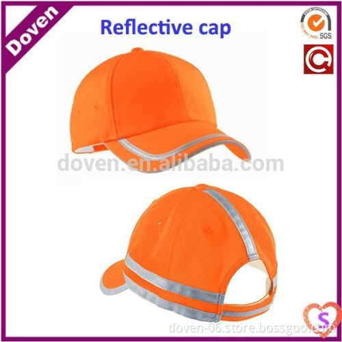 wholesale twill cotton reflective baseball caps